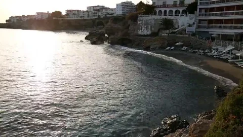 Laguna in the sea. Vídeos de archivo 69224758