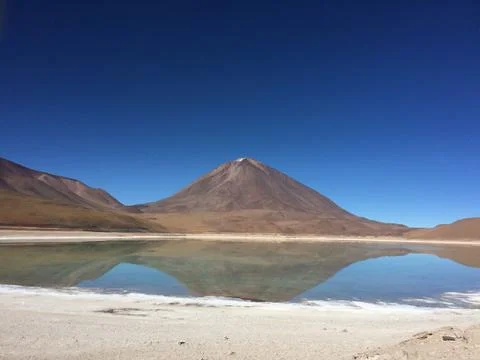 Laguna Verde 스톡 사진