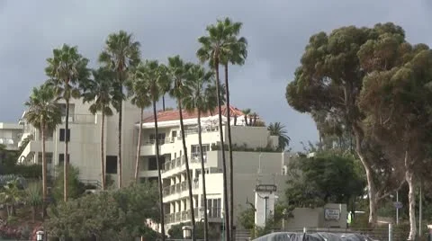 LAGUNABEACH-0008 UMBRELLAS Stock Footage 10681606