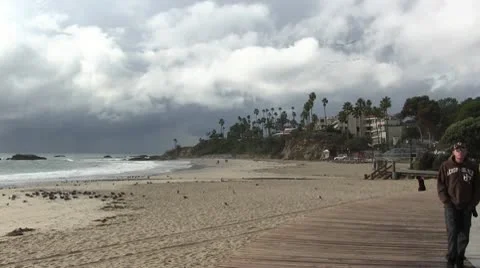 LAGUNABEACH-0030 ZOOM Stock Footage 10681838