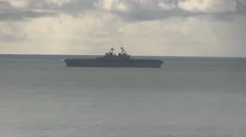 LAGUNABEACH-0039 NAVY SHIP Stock Footage 10681880