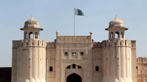 Lahore Fort Stock Footage 86637116