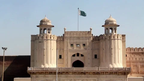 Lahore Fort Stock Footage 86637134