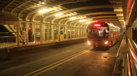 Lahore Metro Bus Stock Footage 43221769