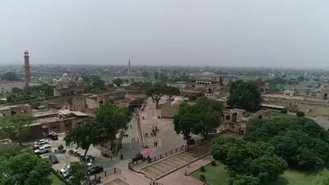 Lahore Walled City Stock Footage 98047385