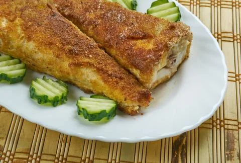 Lahori Fried Fish Foto stock