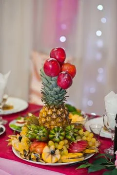 Laid the table 908. Stock Photos