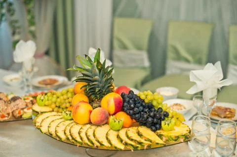Laid the table. Stock Photos