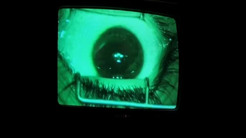 Laisek Eye Operation in Screen Stock Footage 123719693