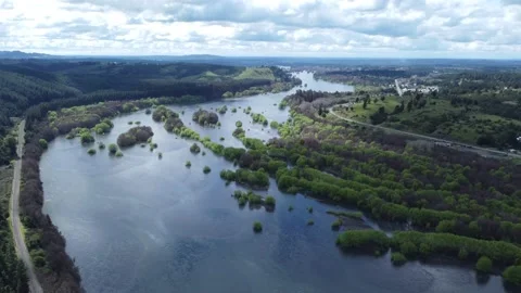 Laja River, Static Drone view Vídeos de archivo 219832944
