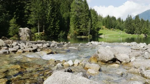 Lake 6 Trentino Italy Stock Footage