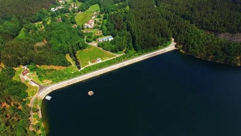 Lake from above. Stock Footage 90436606