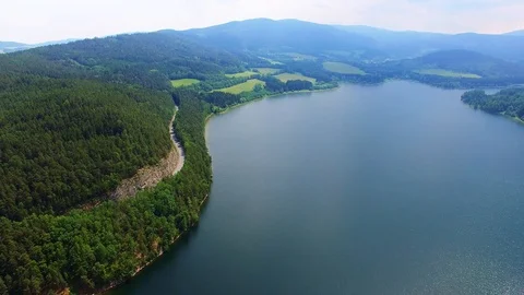 Lake from above. Stock Footage 90436872
