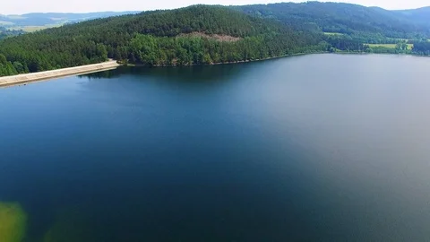 Lake from above. Stock Footage 90437082