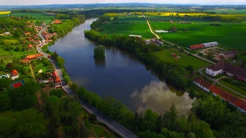 Lake from above. Stock Footage 108874634
