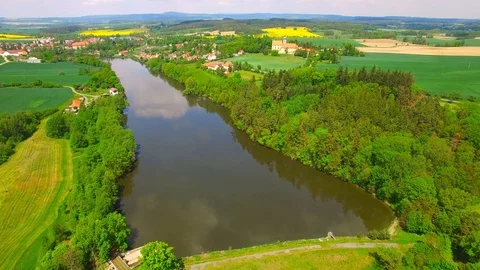 Lake from above. Stock Footage 108877514