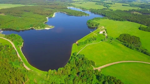 Lake from above. Stock Footage 110630463