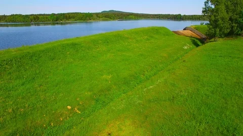 Lake from above. Stock Footage 110655971