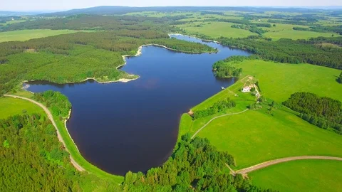 Lake from above. Stock Footage 110821434