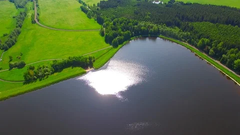Lake from above. Stock Footage 110821920