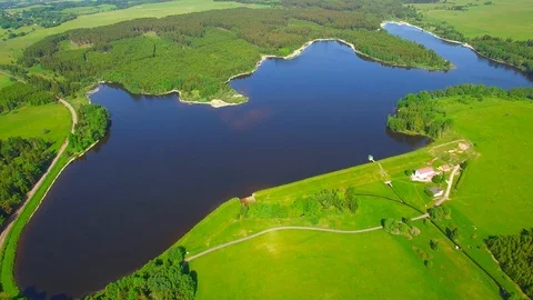 Lake from above. Stock Footage 110822112