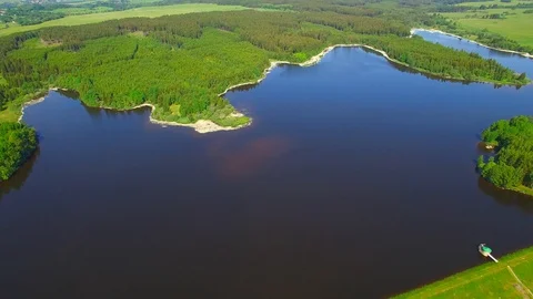 Lake from above. Stock Footage 110822413