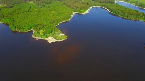 Lake from above. Stock Footage 110822504