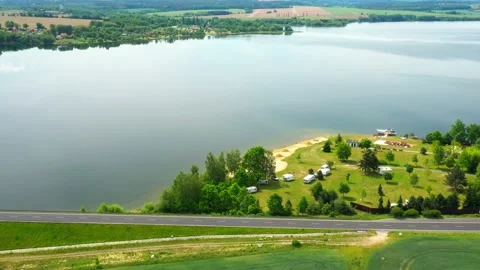 Lake from above. Stock Footage 131953635