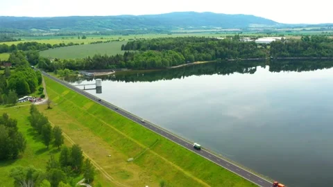 Lake from above. Stock Footage 131956158
