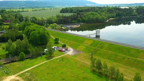 Lake from above. Stock Footage 131965527