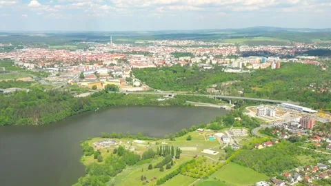 Lake from above. Stock Footage 131982518