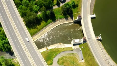 Lake from above. Stock Footage 131986535