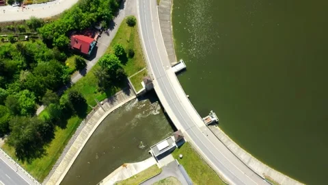 Lake from above. Stock Footage 131992406