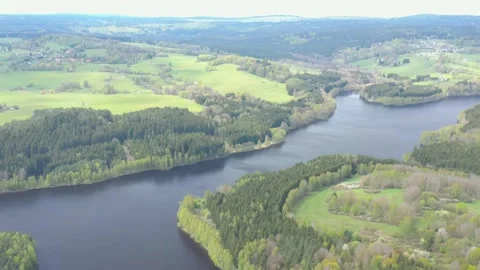 Lake from above. Stock Footage 132009425