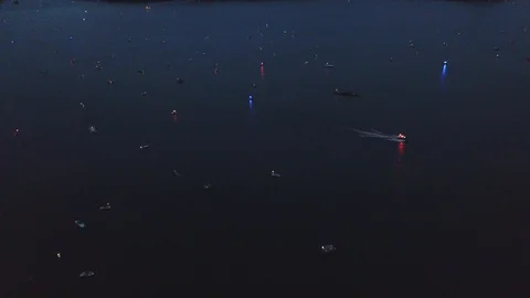 Lake aerial Stock Footage 91949676