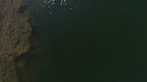 Lake in aerial view Video stock 91699161