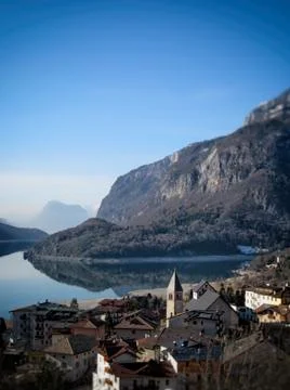 Lake in the Alps Stock Photos