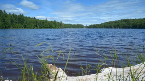 Lake and Cloud Time Lapse - Adirondacks Stock Footage 27416555