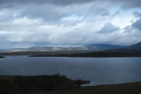 Lake and Cloud Timelapse Stock Footage 238431311