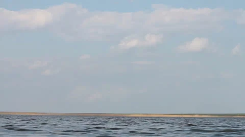 Lake and clouds Video stock 22577620