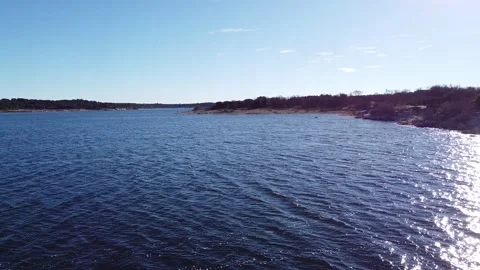 Lake and Drone Stock Footage