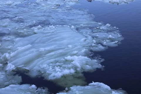 Lake and ice Stock Photos