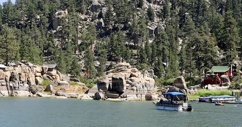 Lake and Mountain Stock Footage 106172341