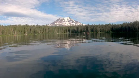 Lake and Mountain Stock Footage 165269143
