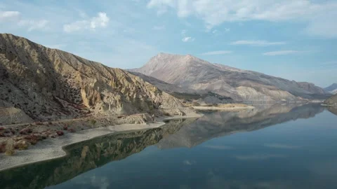 Lake and mountain reflection Stock Footage 258282435