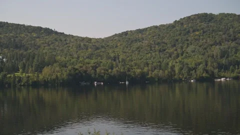 Lake and mountain View Stock Footage 297795118