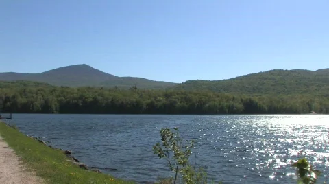 Lake and mountains 2 Video stock 435343