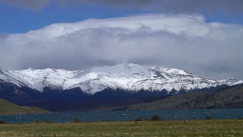 Lake and mountains Stock Footage 73248572