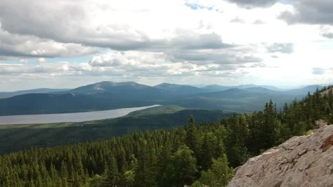Lake and Mountains Video stock 139393769