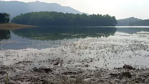 Lake and the mountains Video stock 167643462